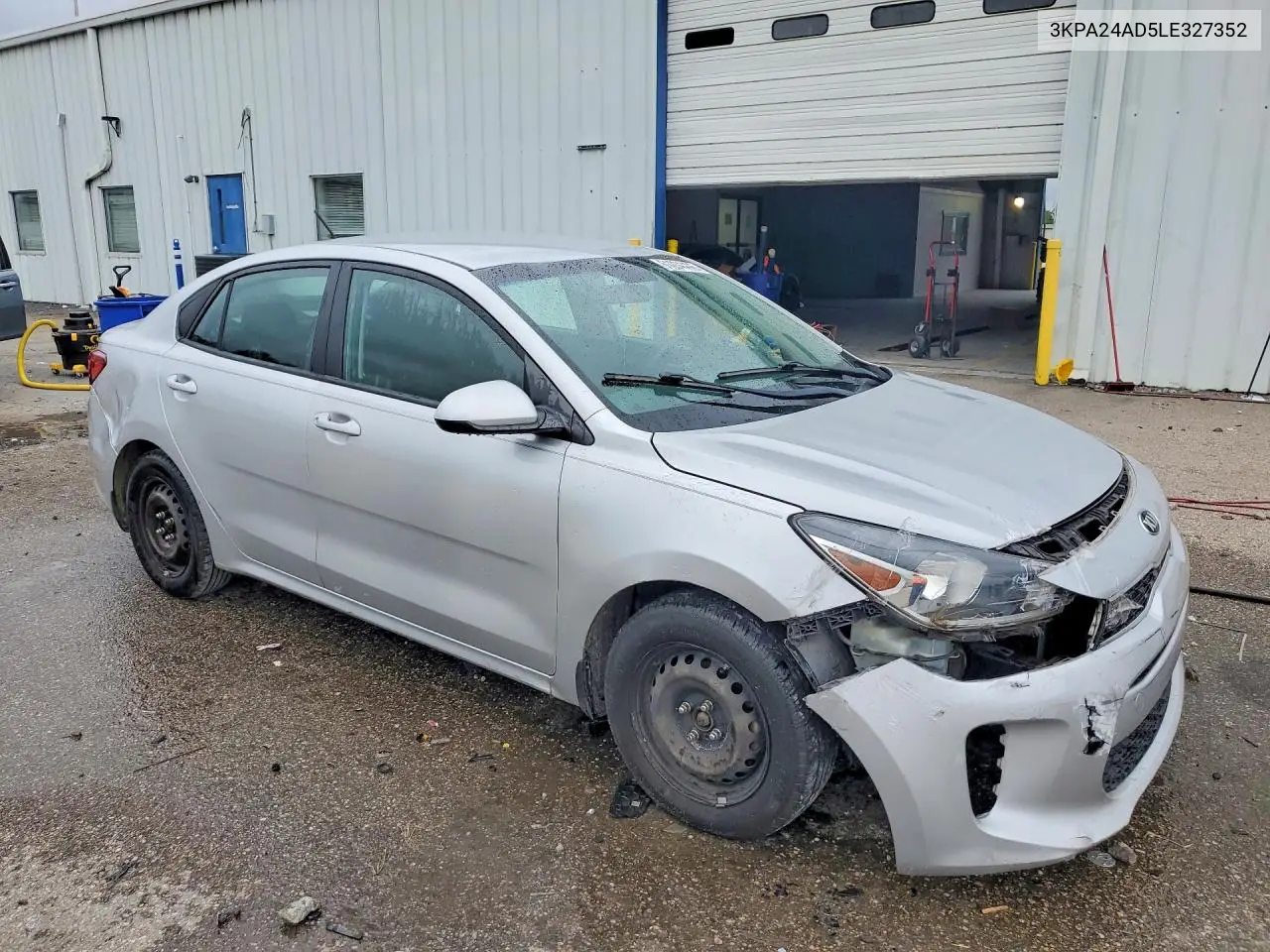 2020 Kia Rio Lx VIN: 3KPA24AD5LE327352 Lot: 61034496