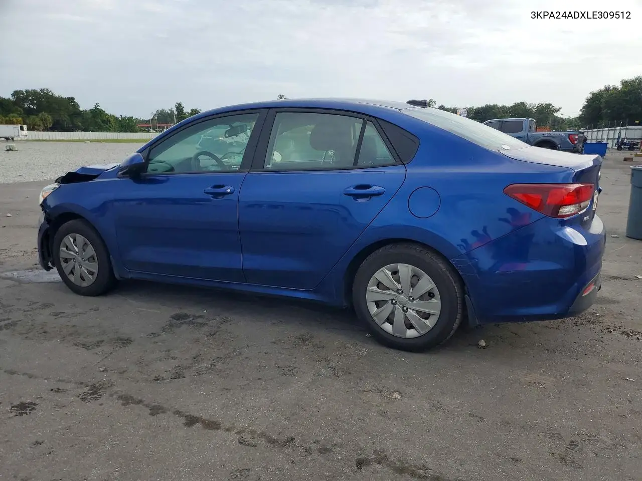 2020 Kia Rio S VIN: 3KPA24ADXLE309512 Lot: 61107846