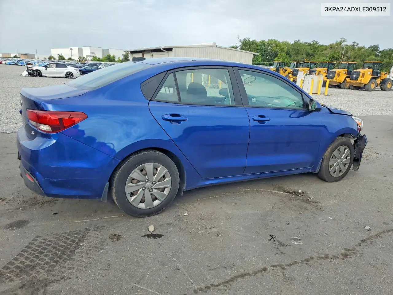 2020 Kia Rio S VIN: 3KPA24ADXLE309512 Lot: 61107846