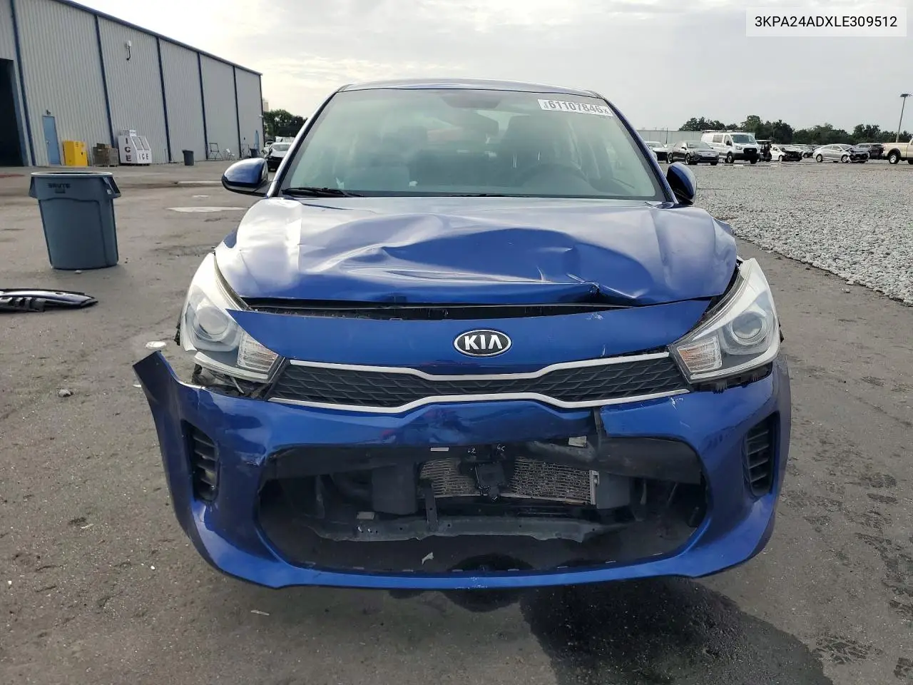 2020 Kia Rio S VIN: 3KPA24ADXLE309512 Lot: 61107846