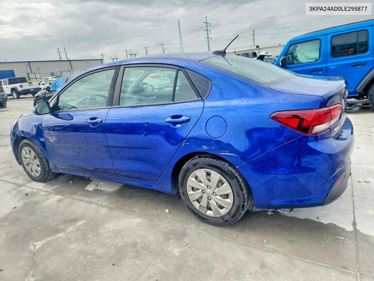 2020 Kia Rio S VIN: 3KPA24AD0LE295877 Lot: 61115706