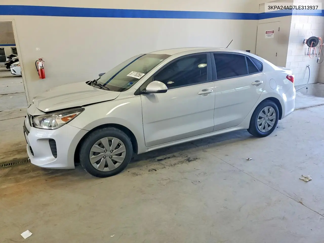 2020 Kia Rio S VIN: 3KPA24AD7LE313937 Lot: 61178356