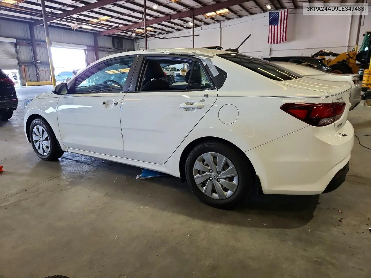 2020 Kia Rio Lx VIN: 3KPA24AD9LE349483 Lot: 61286216