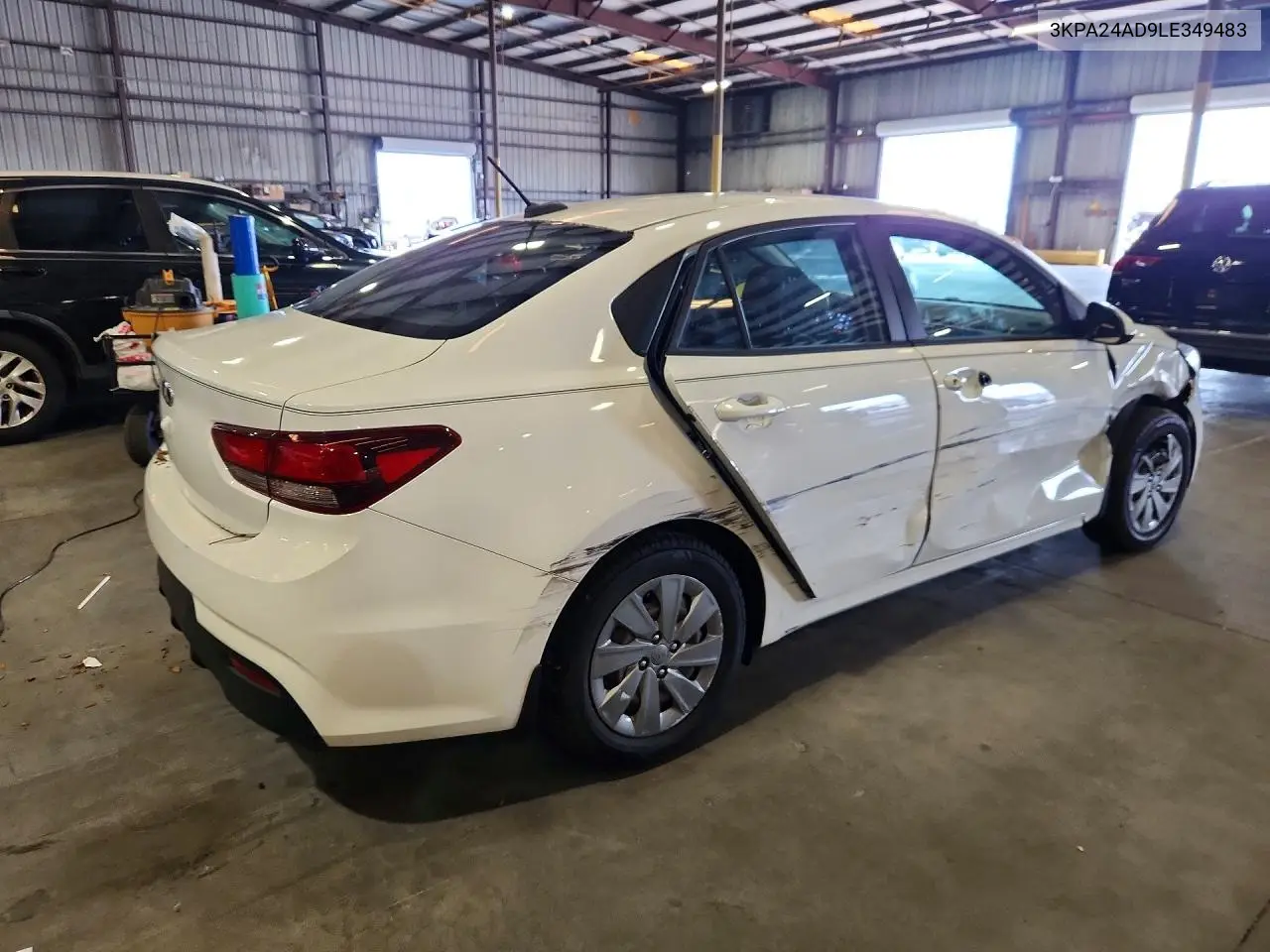 2020 Kia Rio Lx VIN: 3KPA24AD9LE349483 Lot: 61286216
