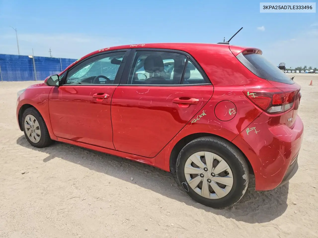 2020 Kia Rio 5-Door S VIN: 3KPA25AD7LE333496 Lot: 61331346
