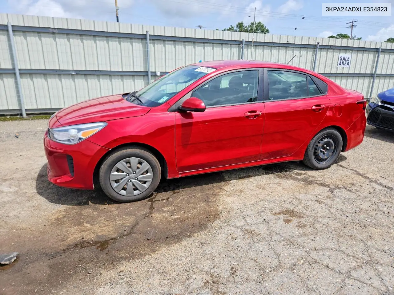 2020 Kia Rio S VIN: 3KPA24ADXLE354823 Lot: 61377376