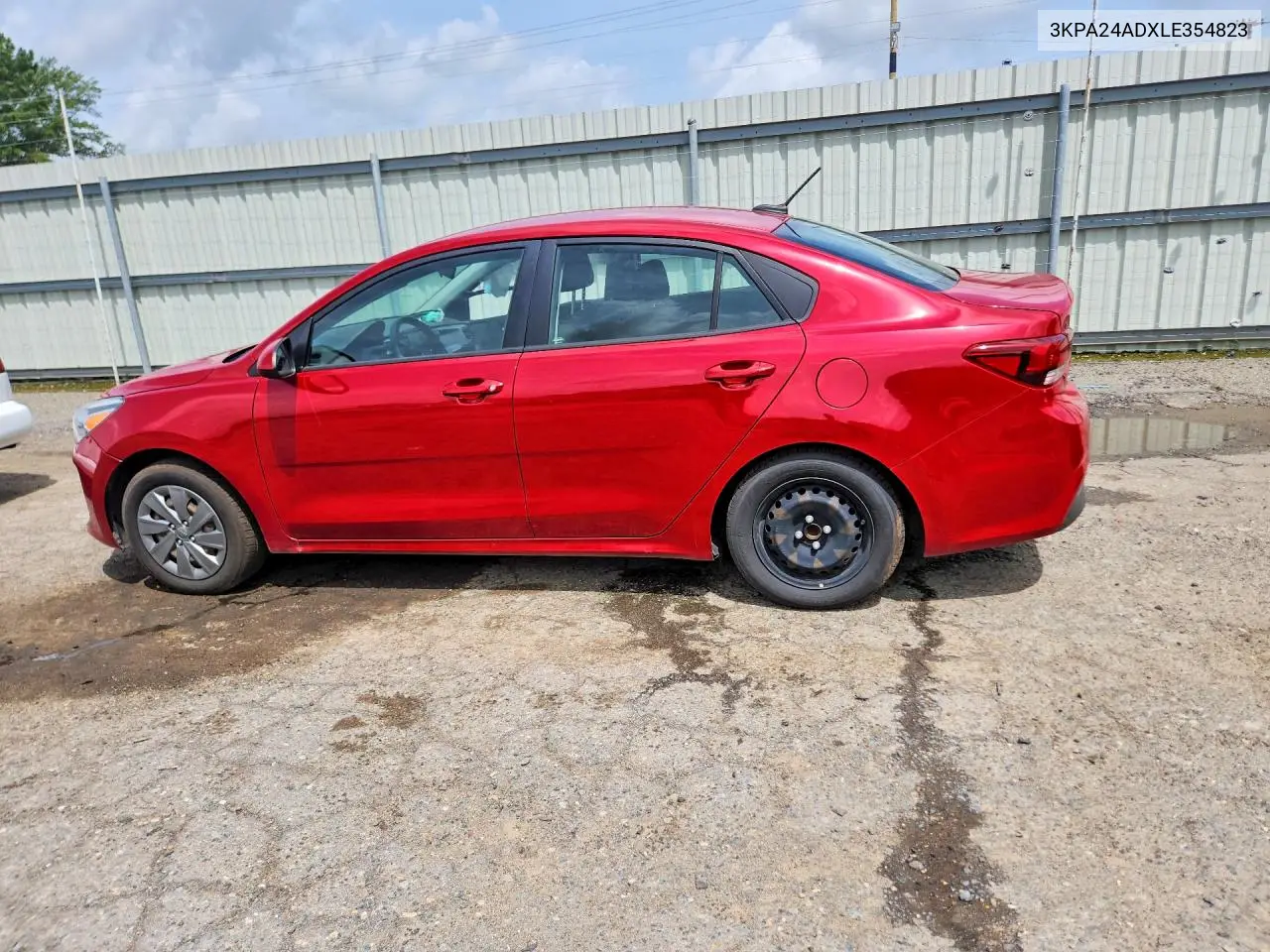 2020 Kia Rio S VIN: 3KPA24ADXLE354823 Lot: 61377376