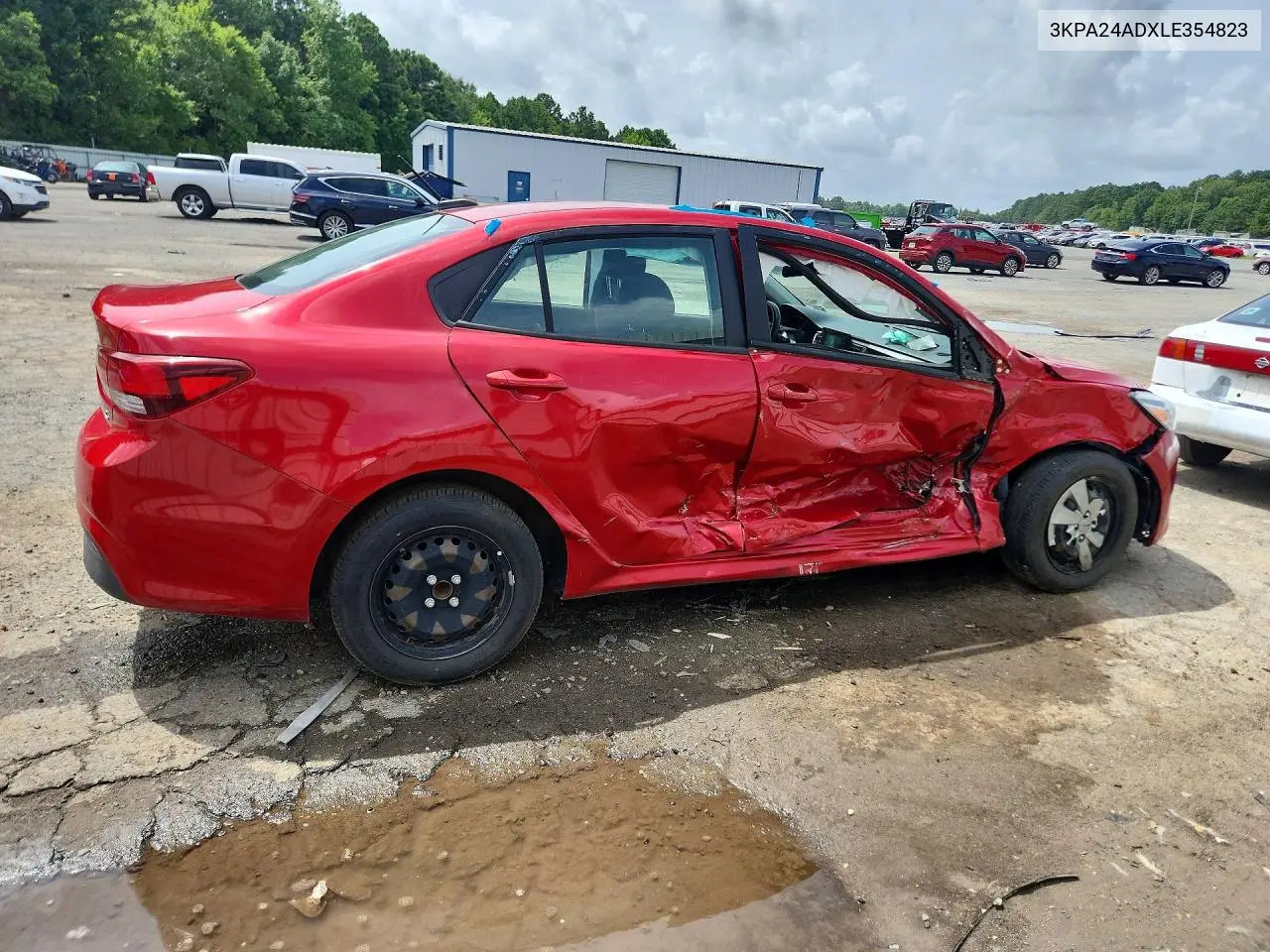 2020 Kia Rio S VIN: 3KPA24ADXLE354823 Lot: 61377376