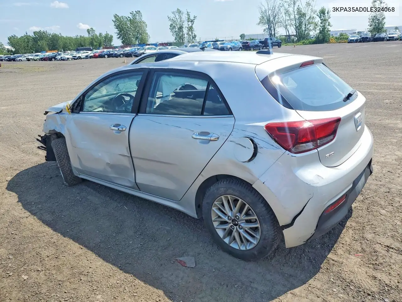 2020 Kia Rio Ex VIN: 3KPA35AD0LE324068 Lot: 61812336