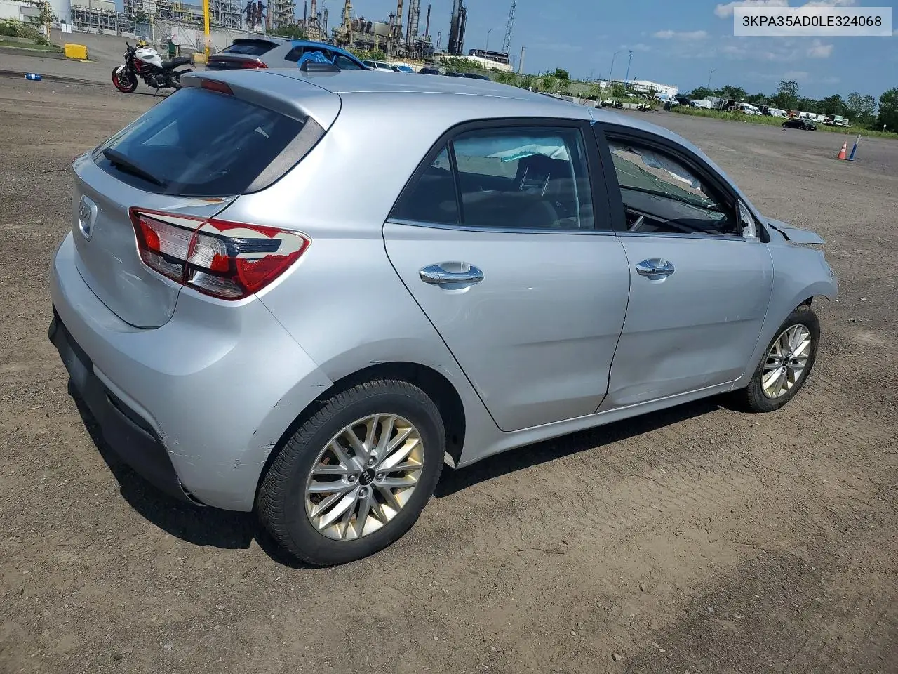 2020 Kia Rio Ex VIN: 3KPA35AD0LE324068 Lot: 61812336