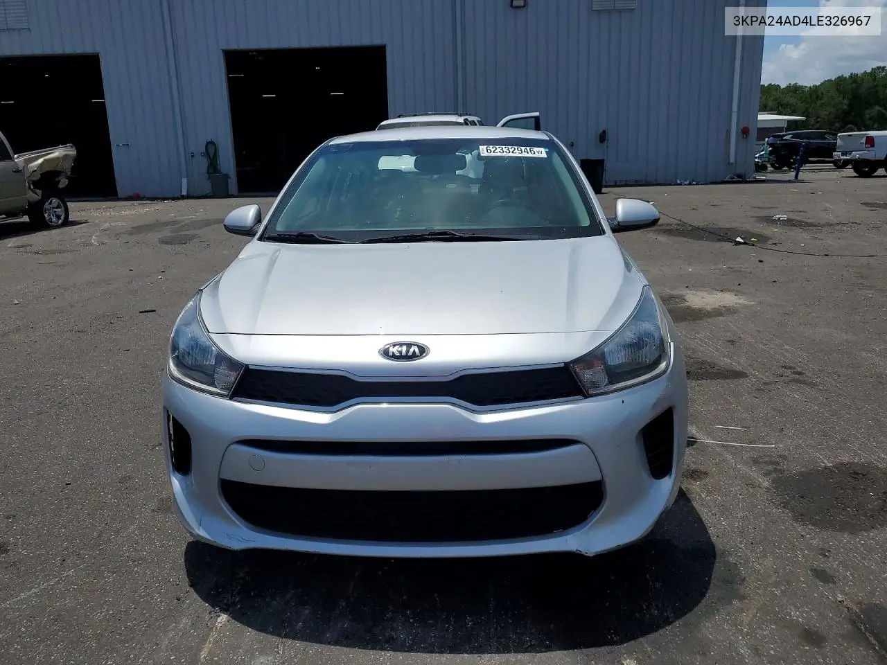 2020 Kia Rio Lx VIN: 3KPA24AD4LE326967 Lot: 62332946