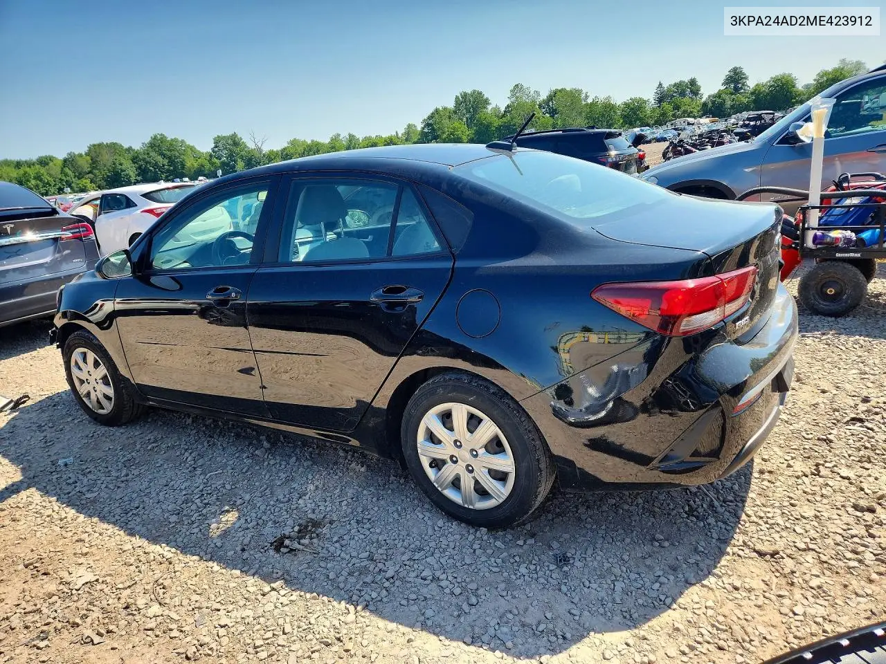 2021 Kia Rio S VIN: 3KPA24AD2ME423912 Lot: 58988946