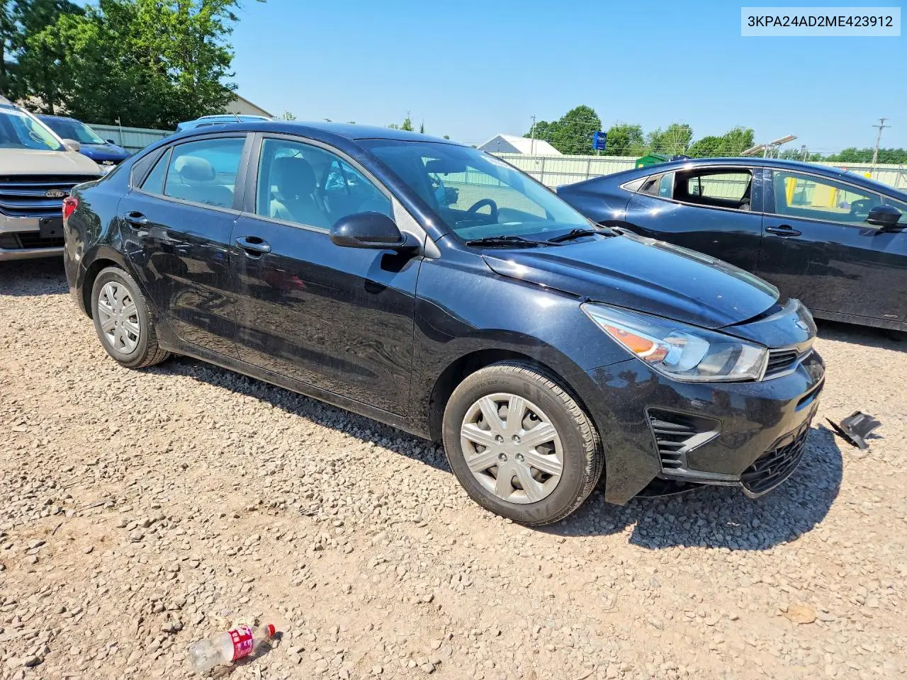2021 Kia Rio S VIN: 3KPA24AD2ME423912 Lot: 58988946