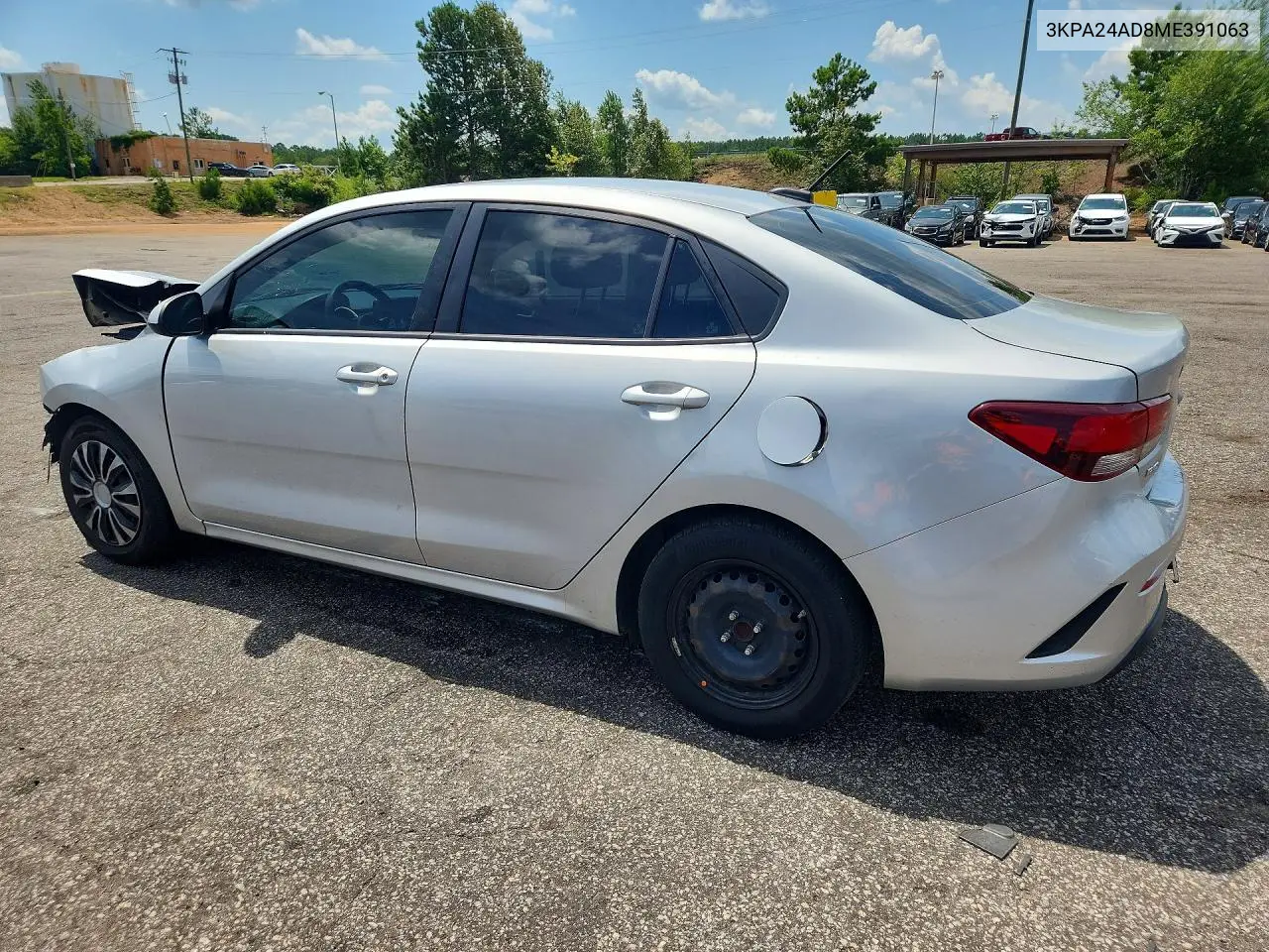 2021 Kia Rio S VIN: 3KPA24AD8ME391063 Lot: 60609316
