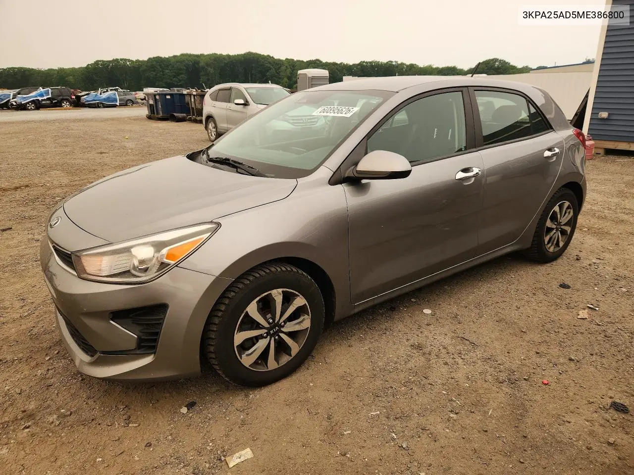 2021 Kia Rio S VIN: 3KPA25AD5ME386800 Lot: 60895626