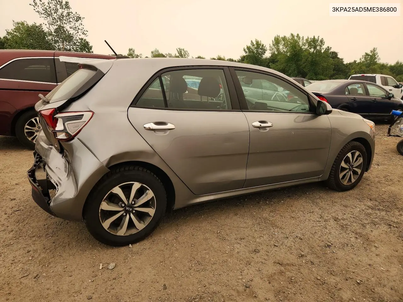 2021 Kia Rio S VIN: 3KPA25AD5ME386800 Lot: 60895626