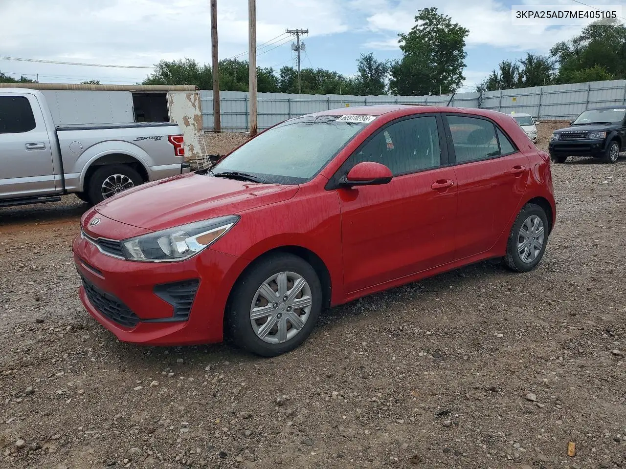 2021 Kia Rio S VIN: 3KPA25AD7ME405105 Lot: 60978296