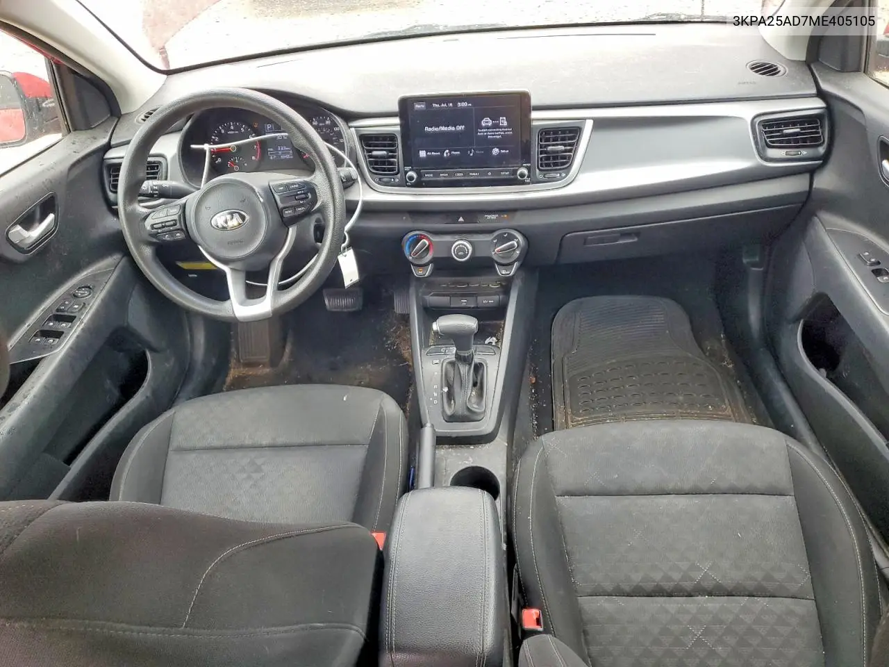2021 Kia Rio S VIN: 3KPA25AD7ME405105 Lot: 60978296