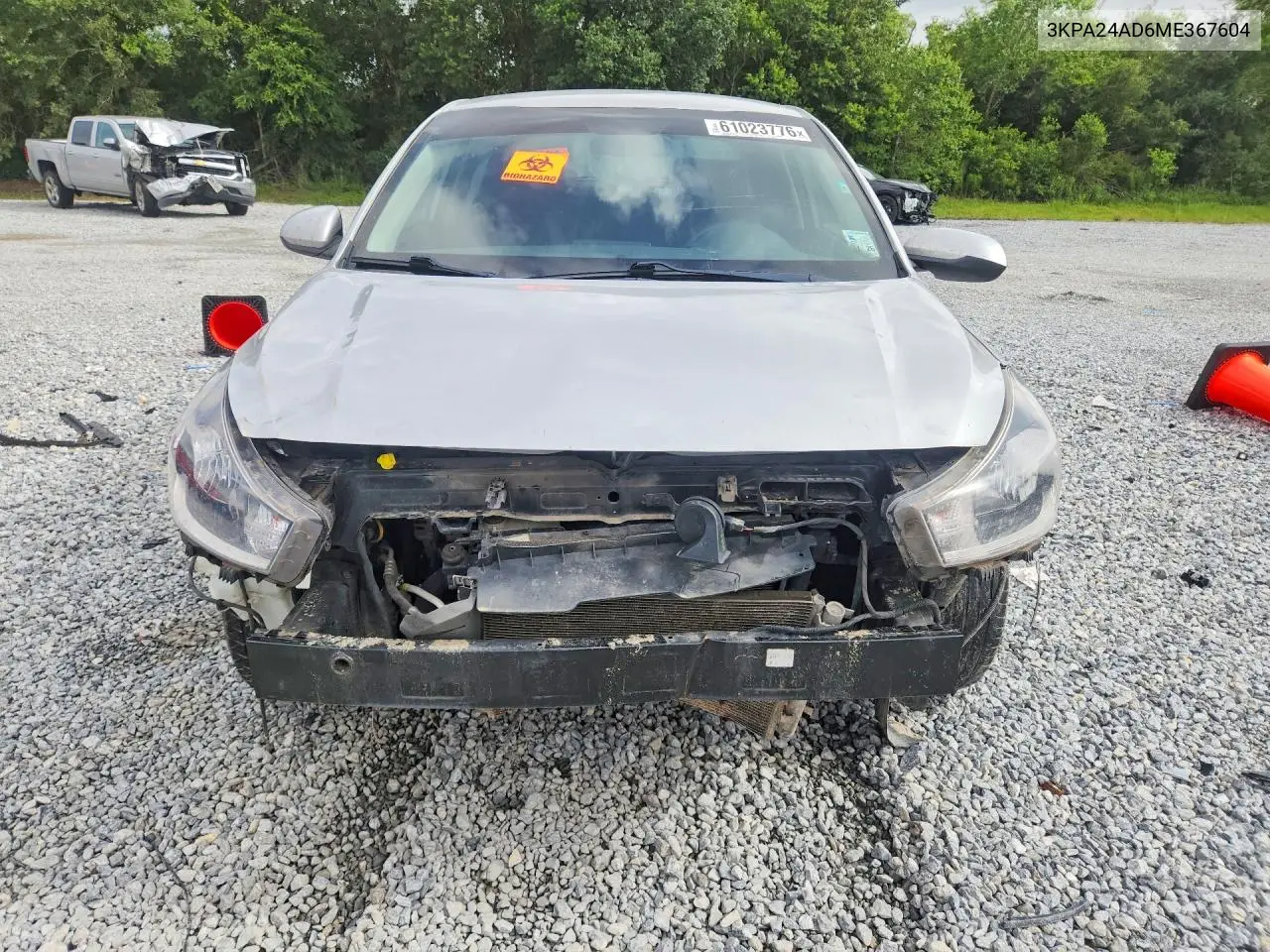 2021 Kia Rio S VIN: 3KPA24AD6ME367604 Lot: 61023776