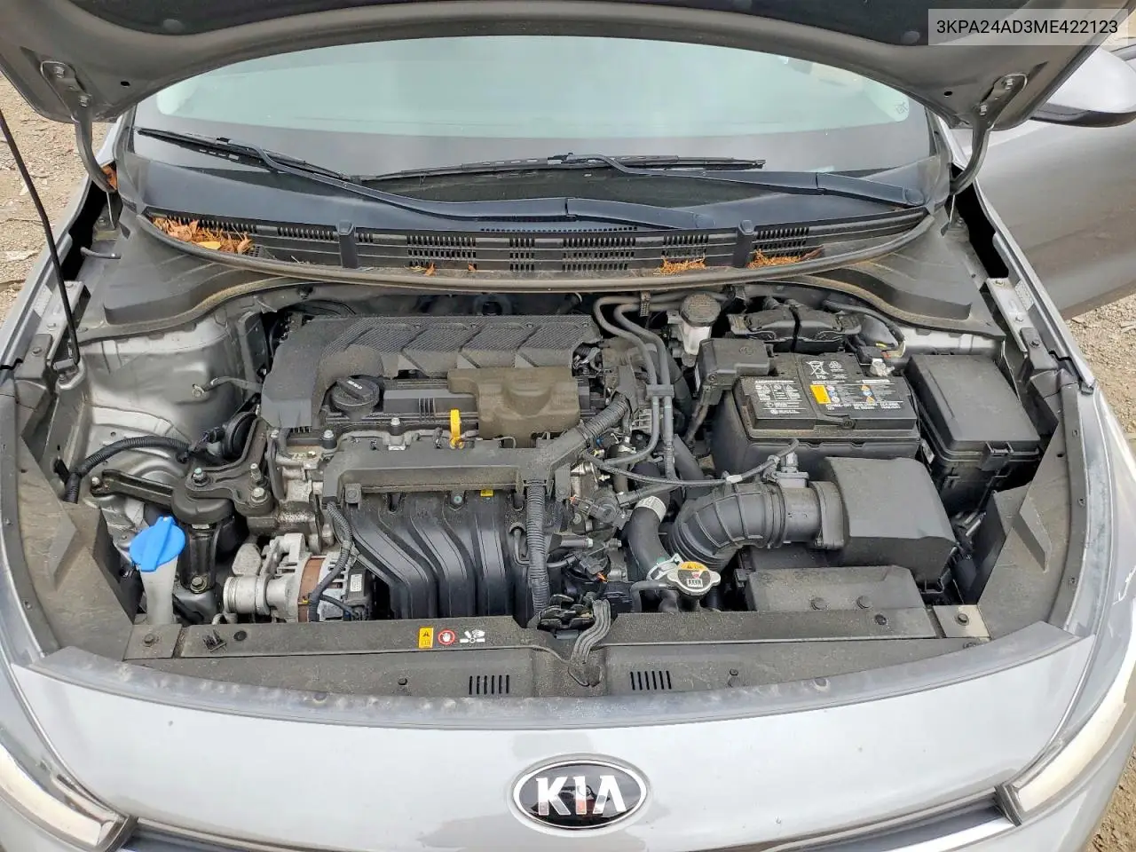 2021 Kia Rio S VIN: 3KPA24AD3ME422123 Lot: 61328956
