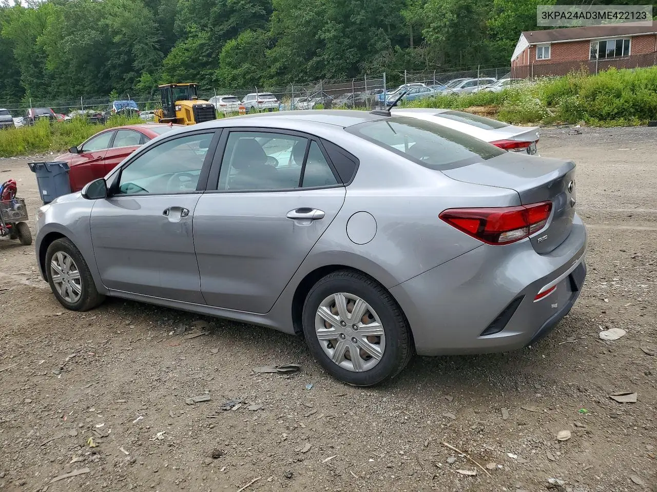 2021 Kia Rio S VIN: 3KPA24AD3ME422123 Lot: 61328956