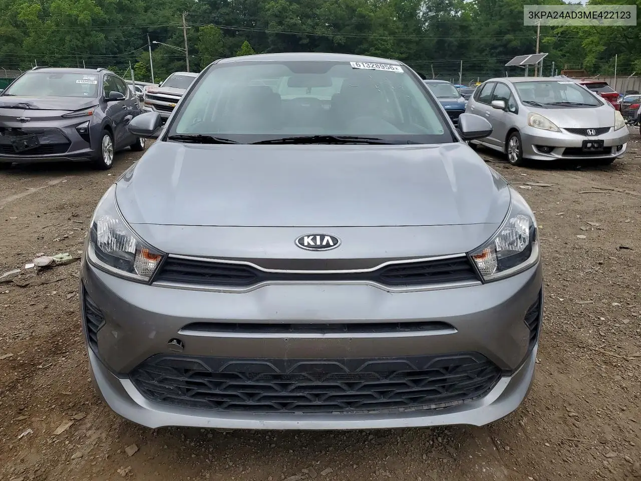 2021 Kia Rio S VIN: 3KPA24AD3ME422123 Lot: 61328956