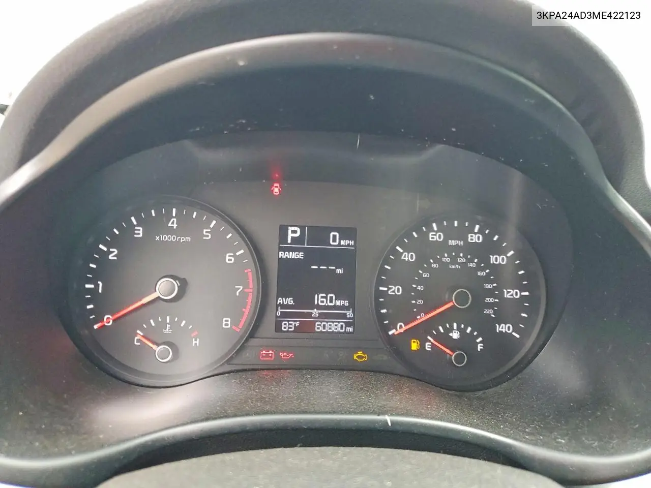 2021 Kia Rio S VIN: 3KPA24AD3ME422123 Lot: 61328956