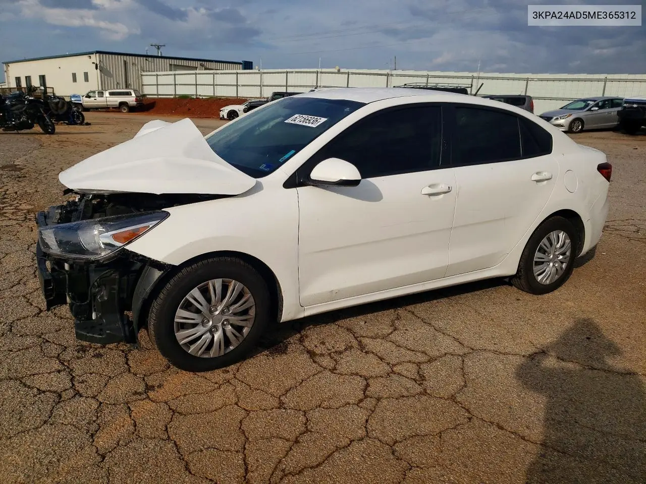 2021 Kia Rio S VIN: 3KPA24AD5ME365312 Lot: 62156936