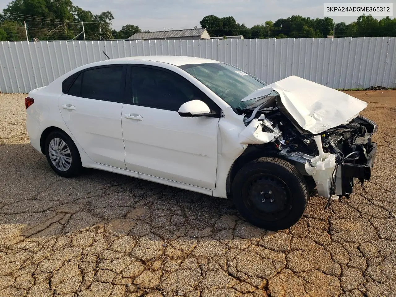 2021 Kia Rio S VIN: 3KPA24AD5ME365312 Lot: 62156936