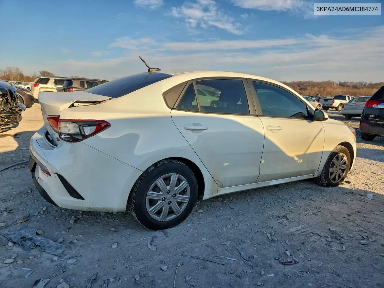 3KPA24AD6ME384774 2021 Kia Rio Lx