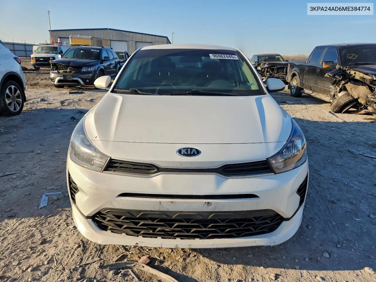 3KPA24AD6ME384774 2021 Kia Rio Lx