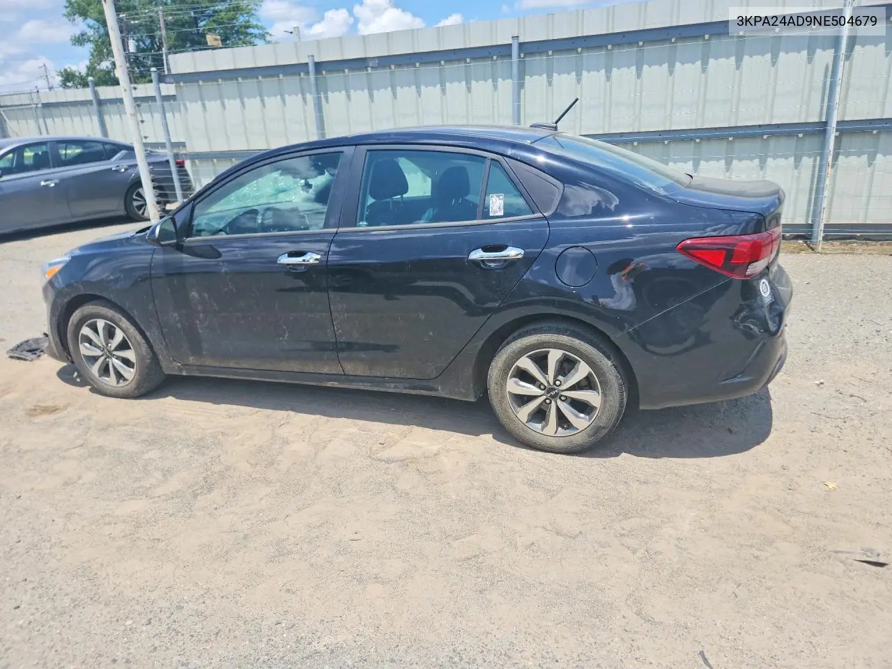 2022 Kia Rio S VIN: 3KPA24AD9NE504679 Lot: 59363316