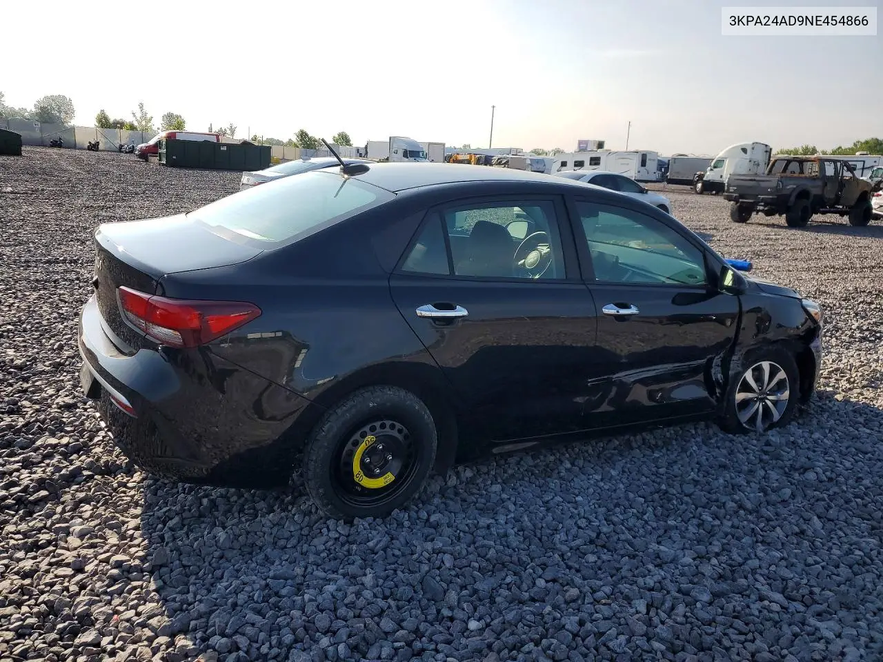 2022 Kia Rio S VIN: 3KPA24AD9NE454866 Lot: 60301706