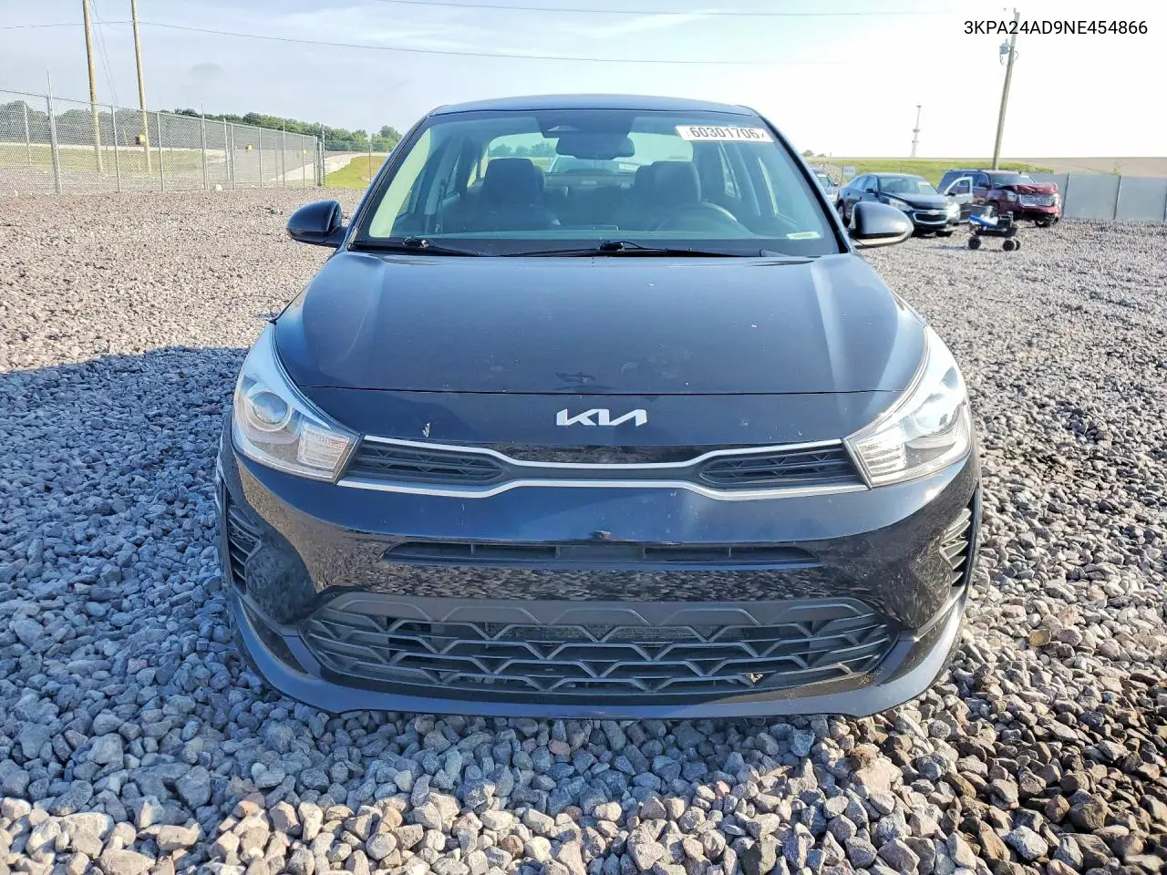 2022 Kia Rio S VIN: 3KPA24AD9NE454866 Lot: 60301706