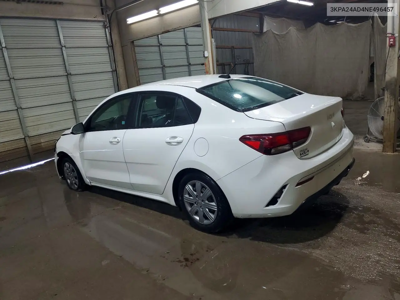 2022 Kia Rio S VIN: 3KPA24AD4NE496457 Lot: 61003146