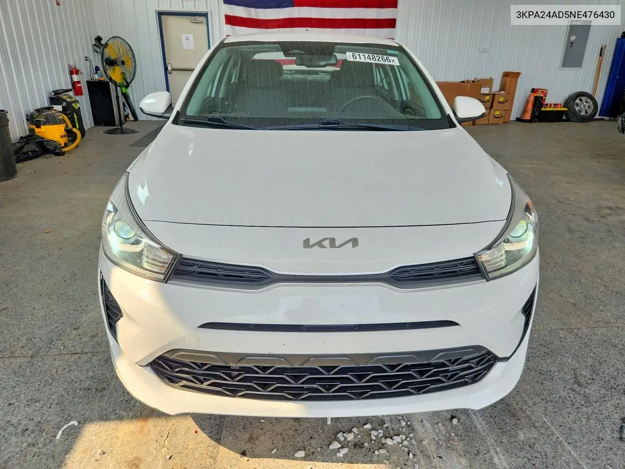 2022 Kia Rio S VIN: 3KPA24AD5NE476430 Lot: 61148266