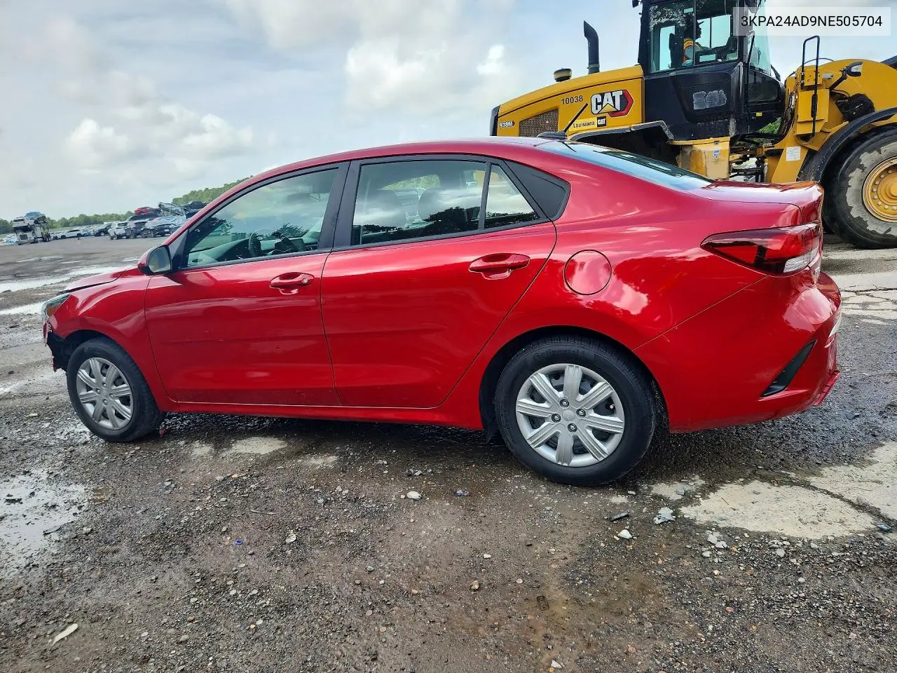2022 Kia Rio S VIN: 3KPA24AD9NE505704 Lot: 61243006