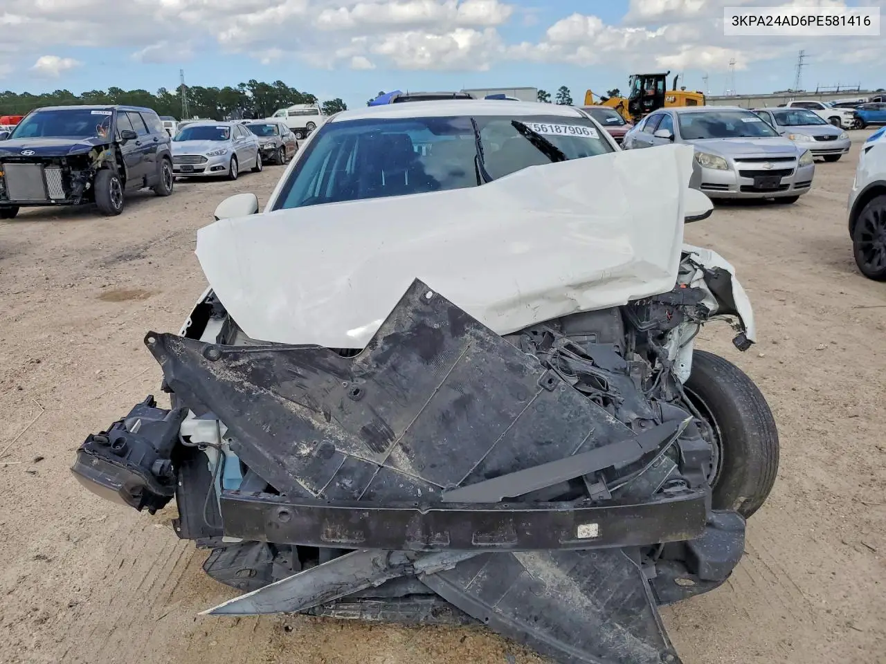 2023 Kia Rio Lx VIN: 3KPA24AD6PE581416 Lot: 56187906