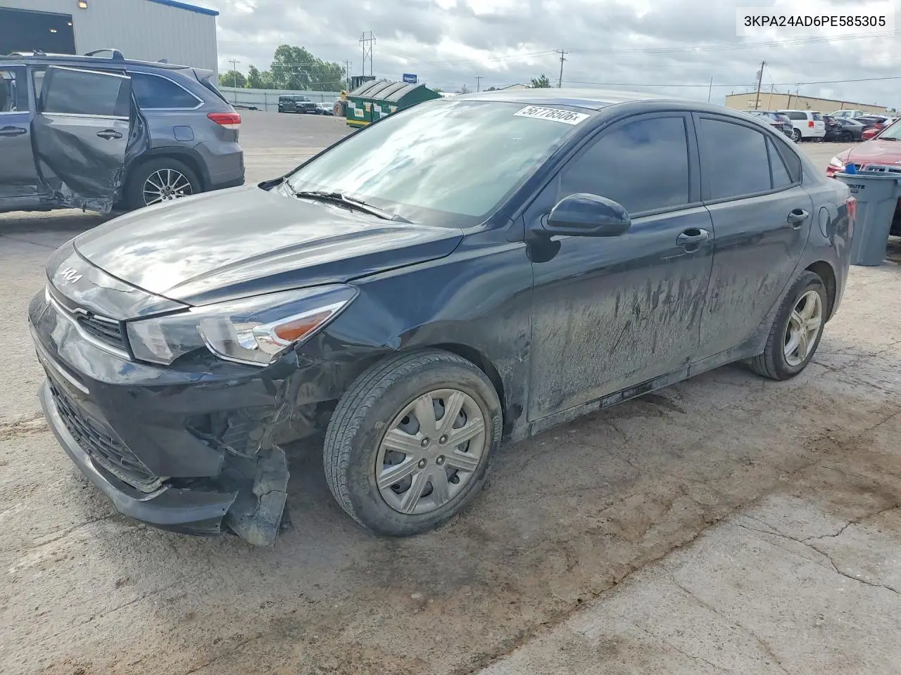 2023 Kia Rio S VIN: 3KPA24AD6PE585305 Lot: 56778506