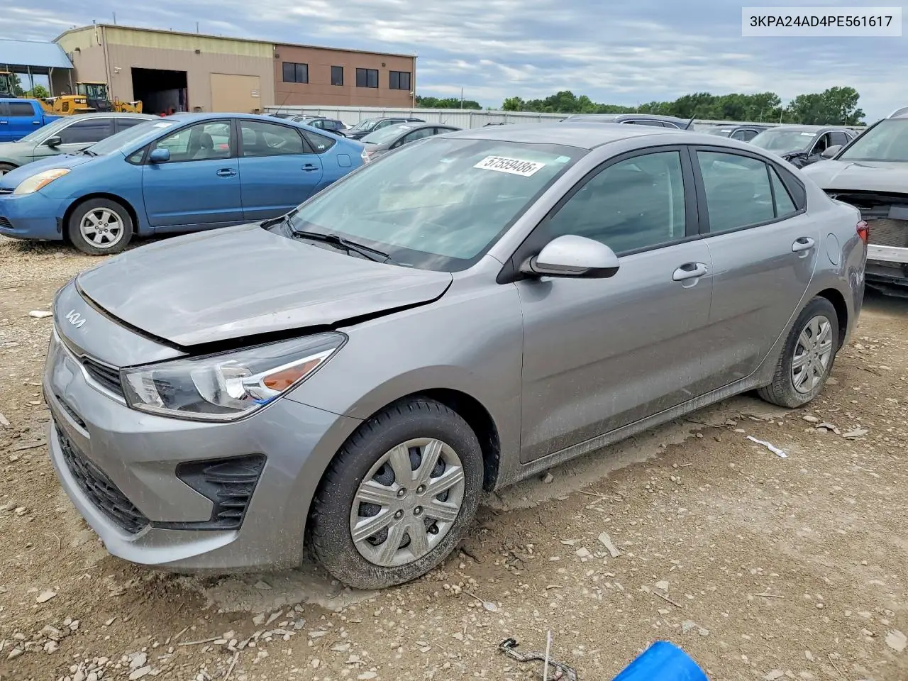 2023 Kia Rio S VIN: 3KPA24AD4PE561617 Lot: 57559486