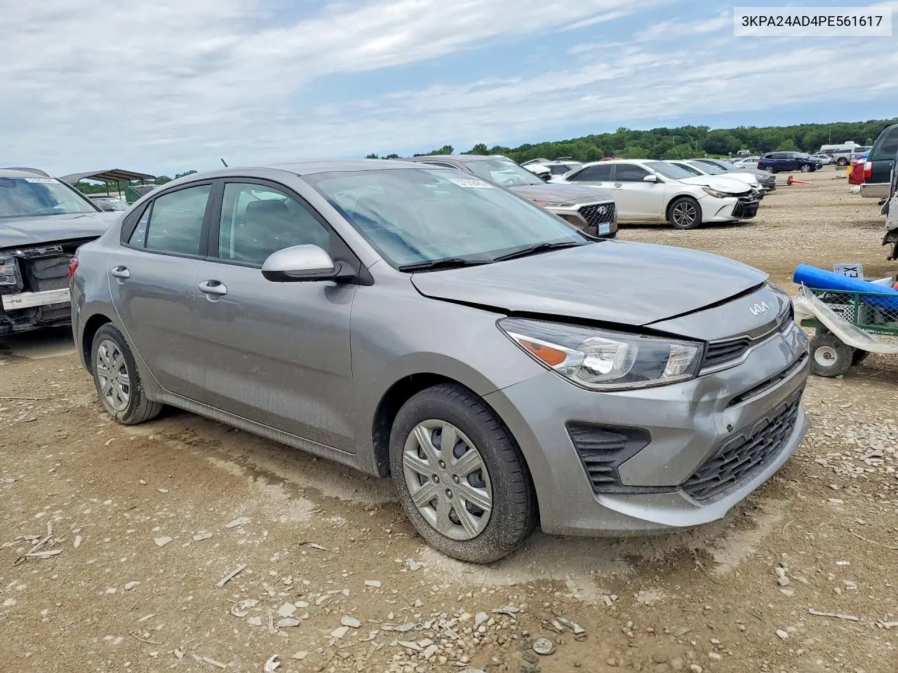 2023 Kia Rio S VIN: 3KPA24AD4PE561617 Lot: 57559486