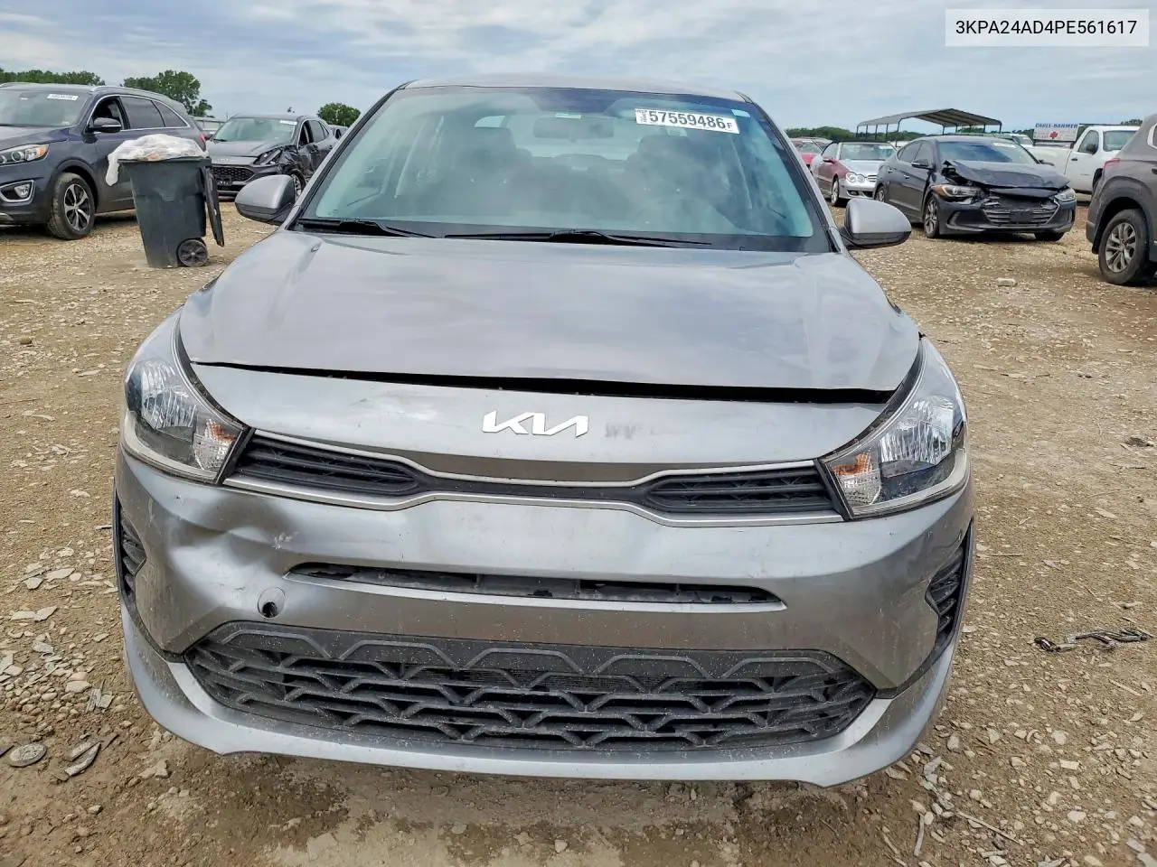 2023 Kia Rio S VIN: 3KPA24AD4PE561617 Lot: 57559486
