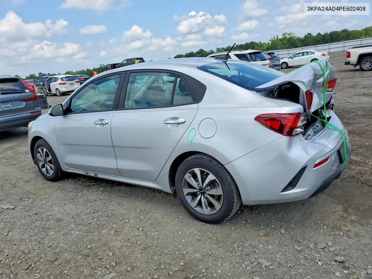 2023 Kia Rio S VIN: 3KPA24AD4PE602408 Lot: 59739866