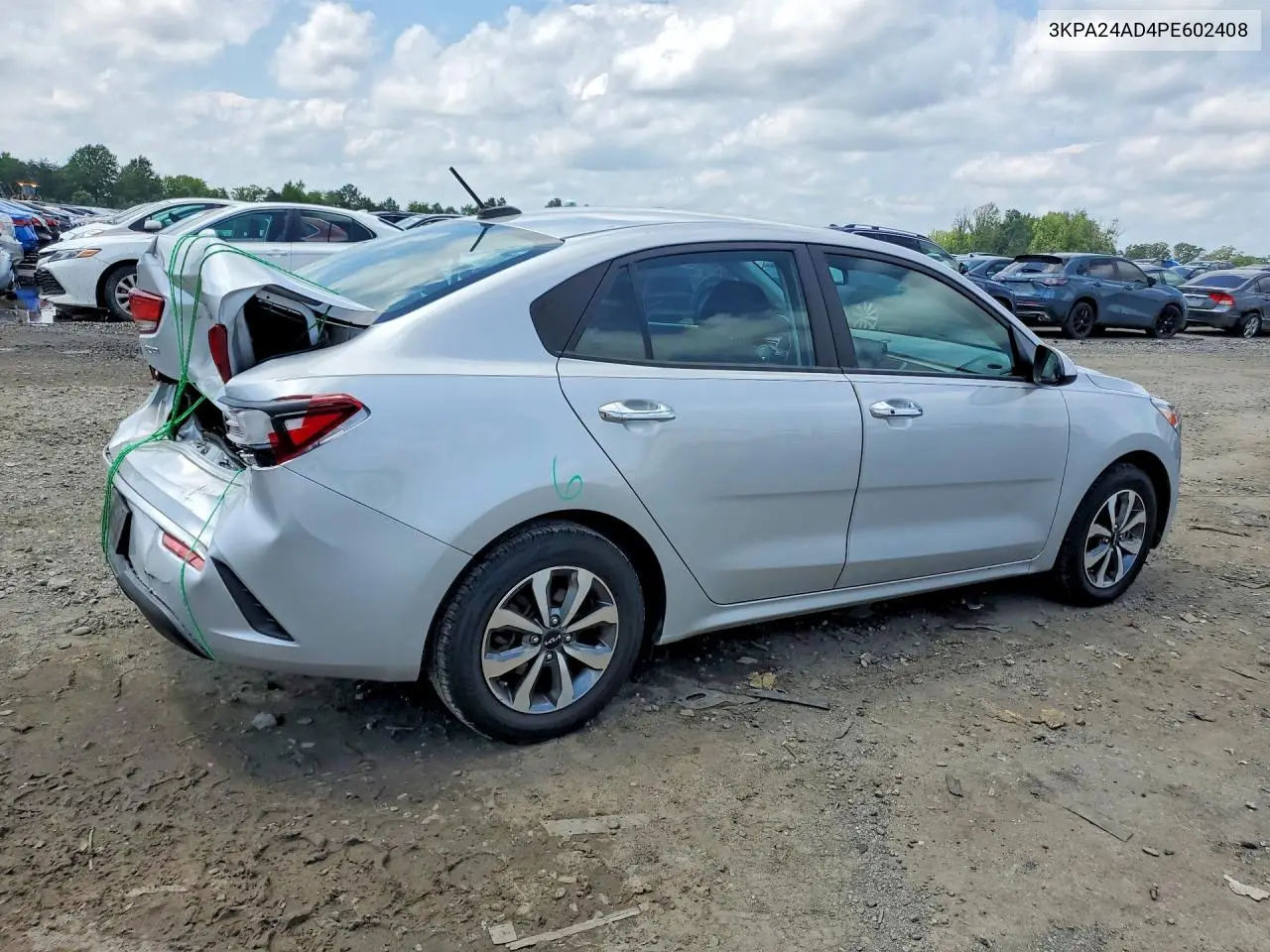 2023 Kia Rio S VIN: 3KPA24AD4PE602408 Lot: 59739866