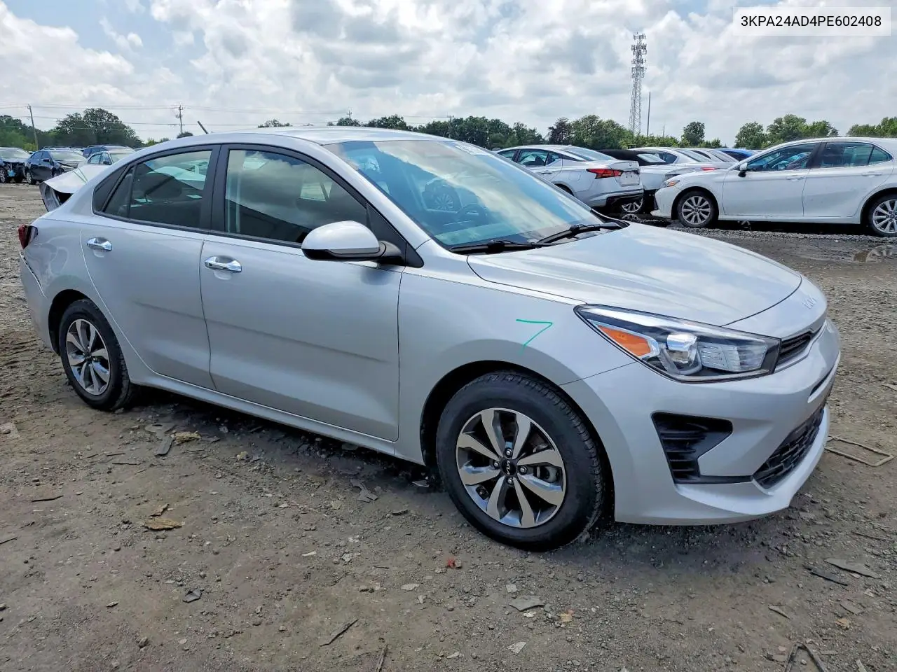 2023 Kia Rio S VIN: 3KPA24AD4PE602408 Lot: 59739866