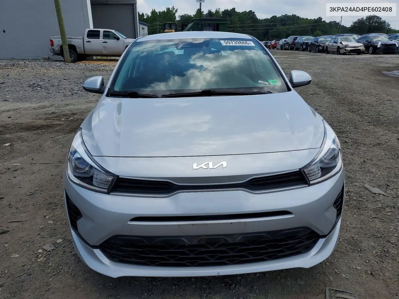 2023 Kia Rio S VIN: 3KPA24AD4PE602408 Lot: 59739866