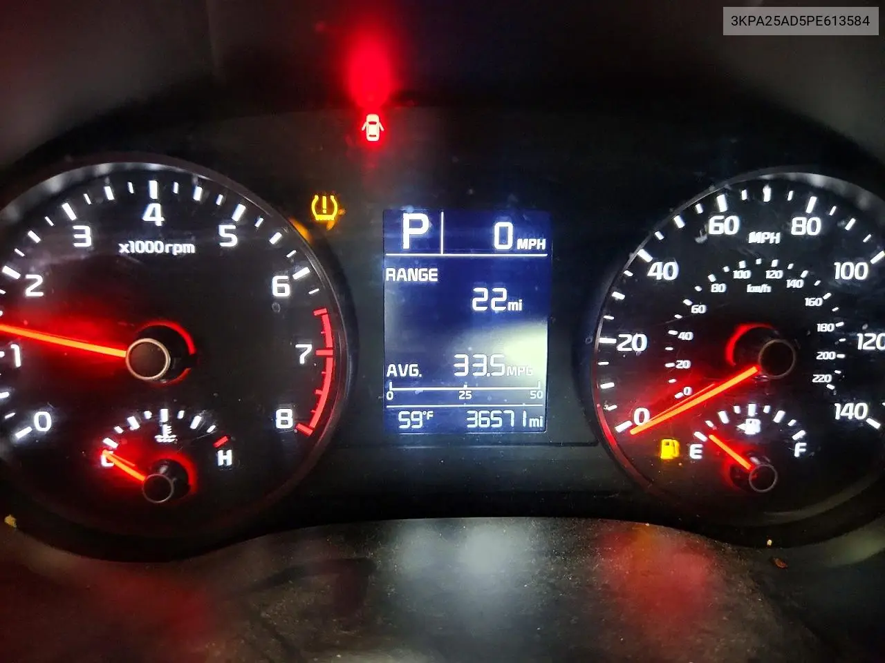 2023 Kia Rio S VIN: 3KPA25AD5PE613584 Lot: 59766956