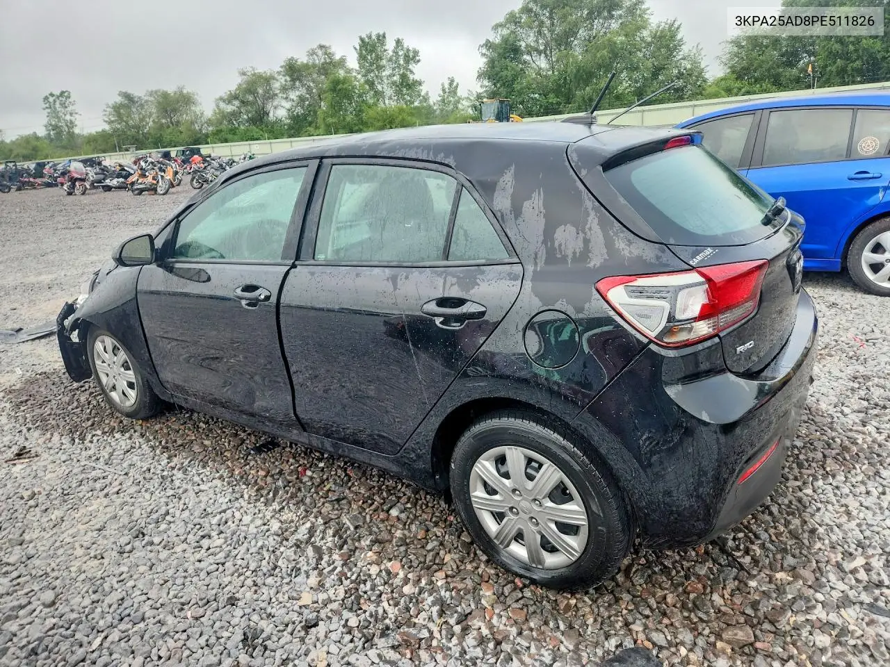 2023 Kia Rio S VIN: 3KPA25AD8PE511826 Lot: 60224646