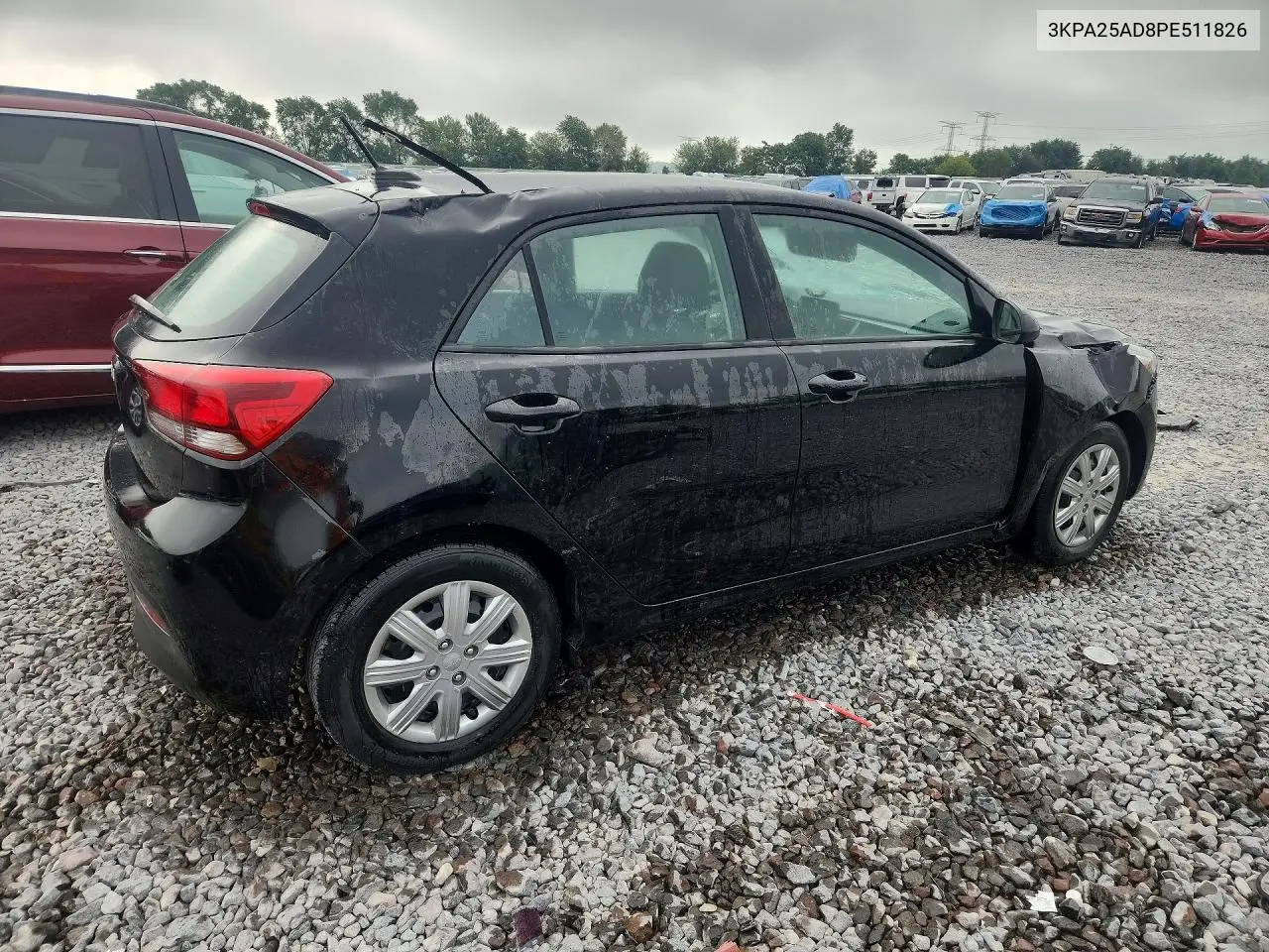 2023 Kia Rio S VIN: 3KPA25AD8PE511826 Lot: 60224646