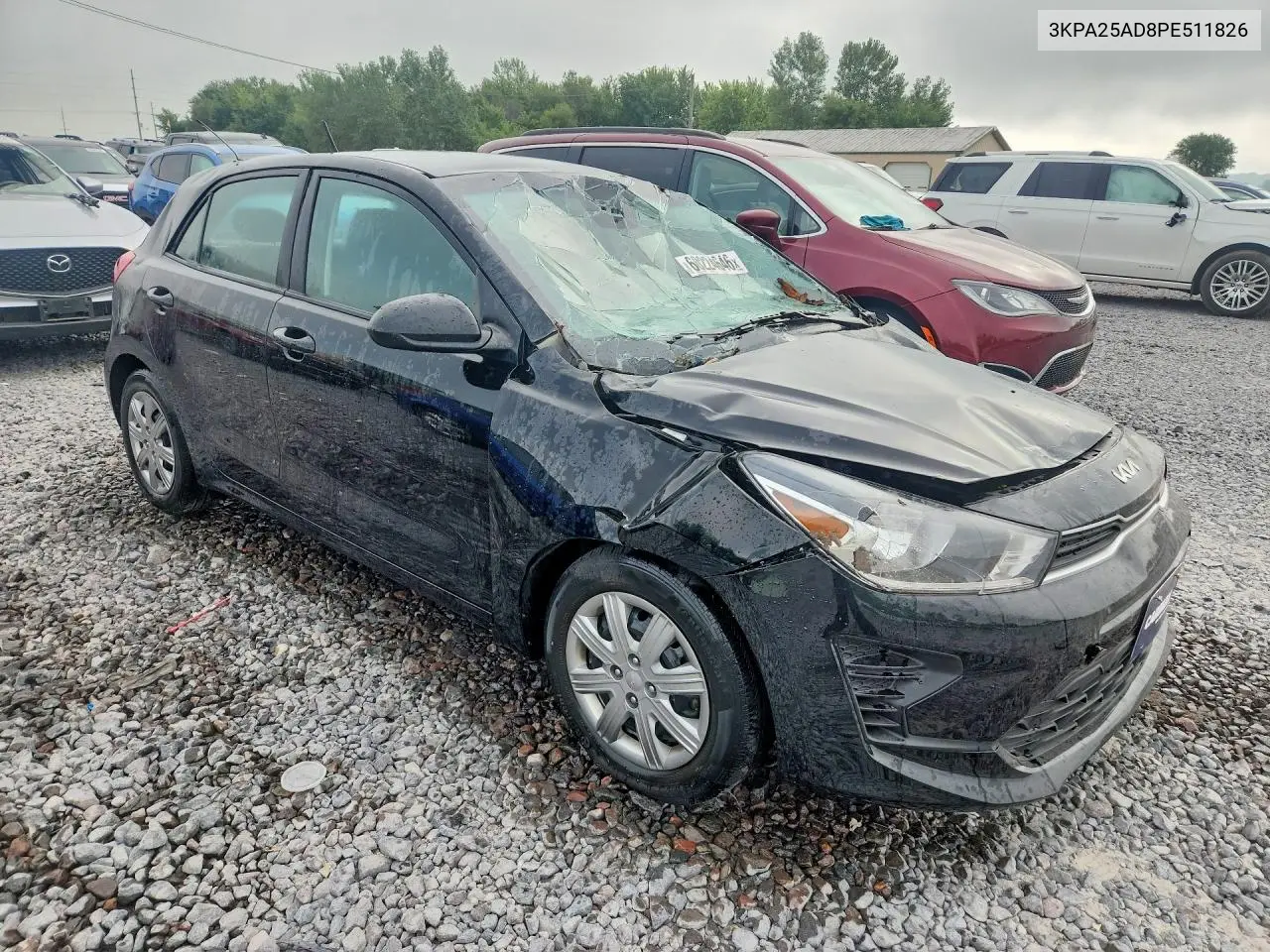2023 Kia Rio S VIN: 3KPA25AD8PE511826 Lot: 60224646